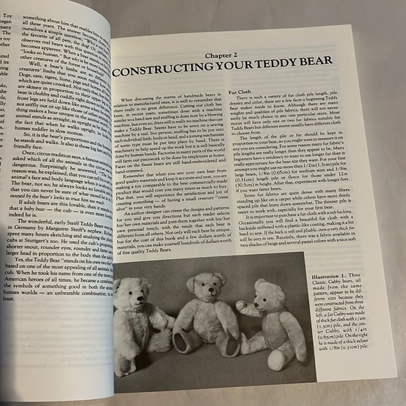 NWT Classic Teddy Bears Designs 24 Bears & Wardrobe BOOK Heirlooms 1996 Worrell - Picture 7 of 17